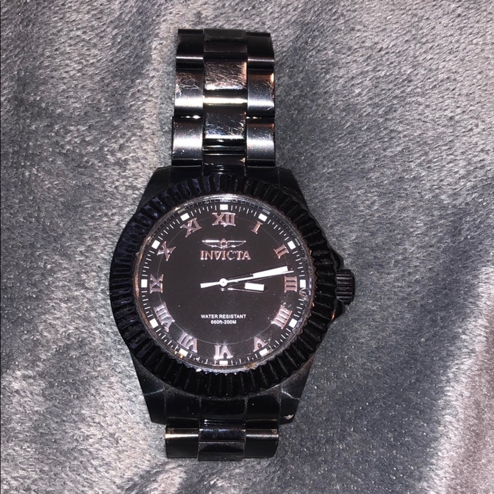 Men’s Black Invcita Watch